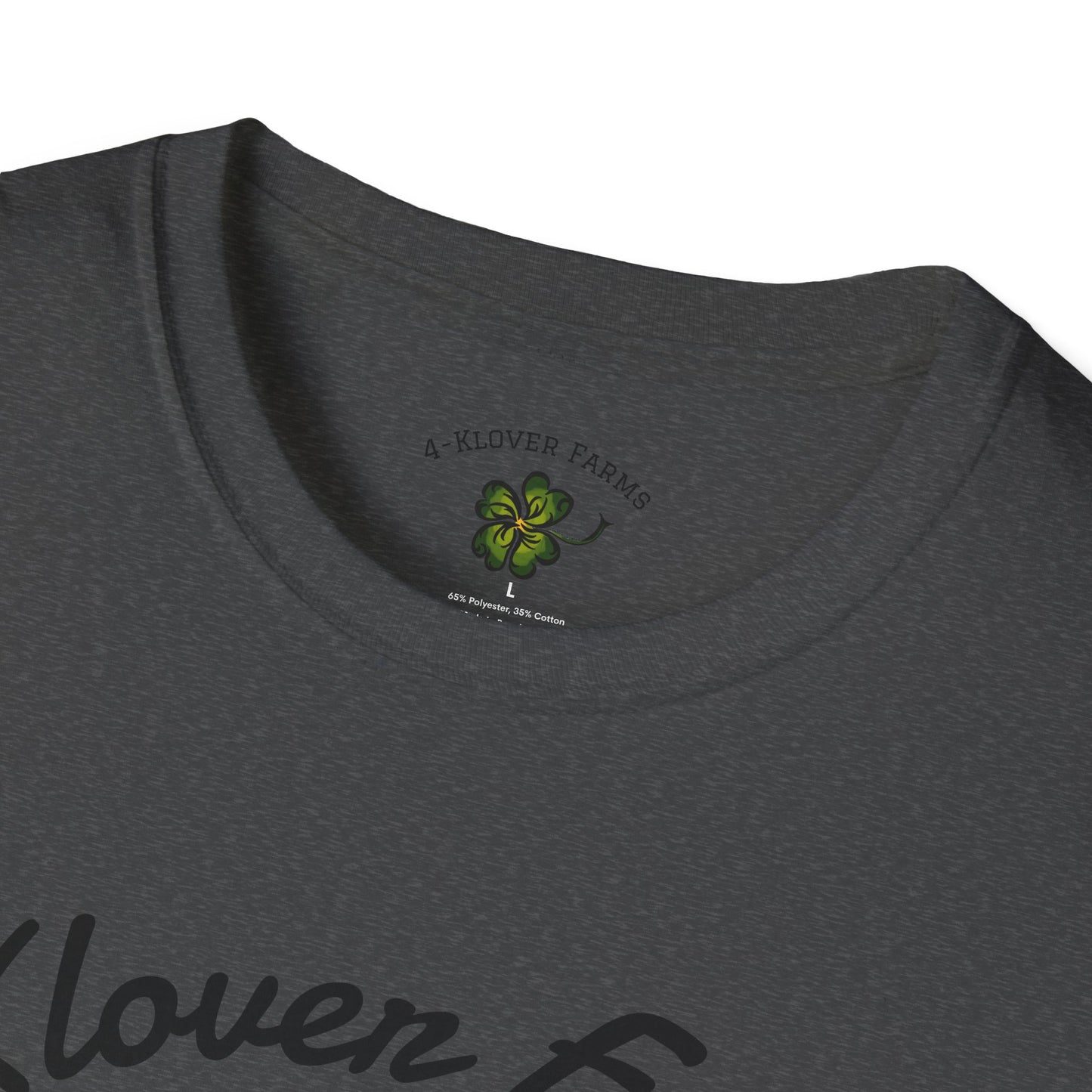 4-Klover Farm T-Shirt, Casual Wear, Gift for Farmers, Eco-Friendly Fashion